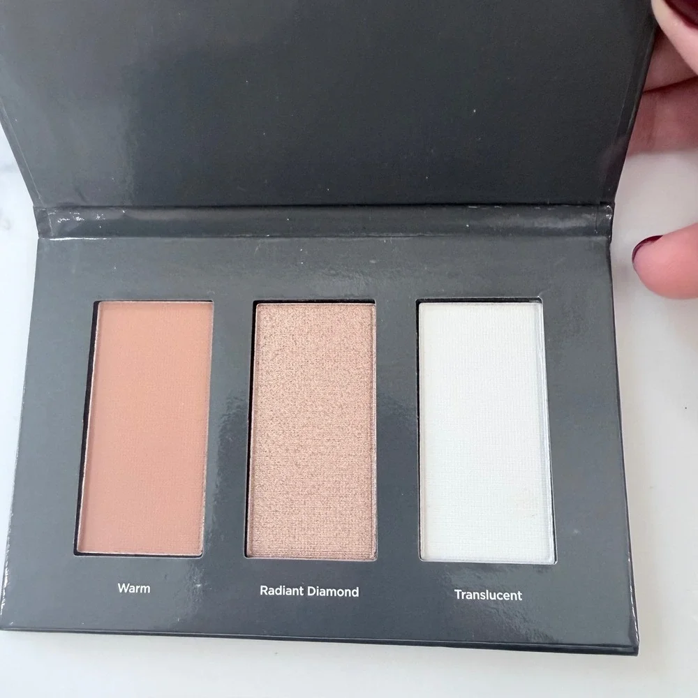 Ulta Beauty Makeup Palette Lot Face Trio Radiant Diamond Eyeshadow Plum Drop 2pc
